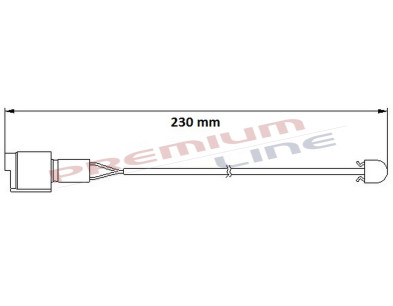 T24_SEGNALATORE DI USURA MM 230(1PZ)