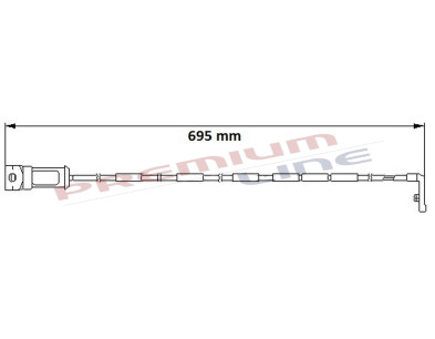 T24_SEGNALATORE DI USURA MM 685(1PZ)