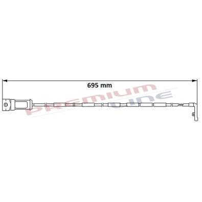 T24_SEGNALATORE DI USURA MM 685(1PZ)