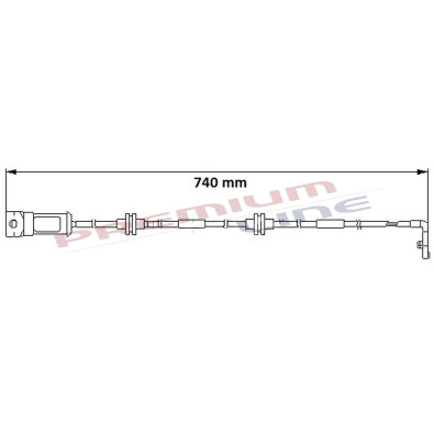 T24_SEGNALATORE DI USURA MM 730(1PZ)