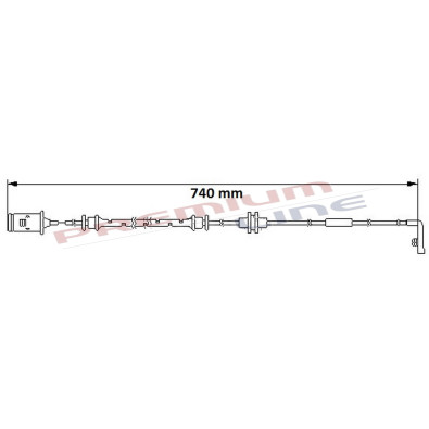 T24_SEGNALATORE DI USURA MM 720(1PZ)
