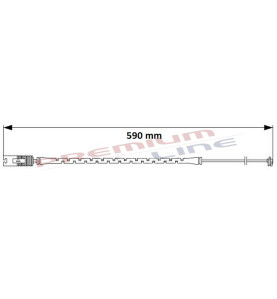 T24_SEGNALATORE DI USURA MM 580(1PZ)