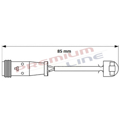 T24_SEGNALATORE DI USURA MM 85 (1PZ)