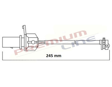 T24_SEGNALATORE DI USURA MM 245(1PZ)