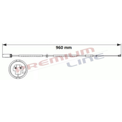 T24_SEGNALATORE DI USURA MM 960(1PZ)