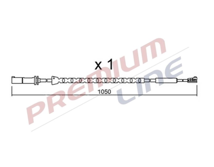T24_SEGNALATORE DI USURA MM 1050(1PZ)