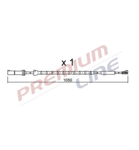 T24_SEGNALATORE DI USURA MM 1050(1PZ)