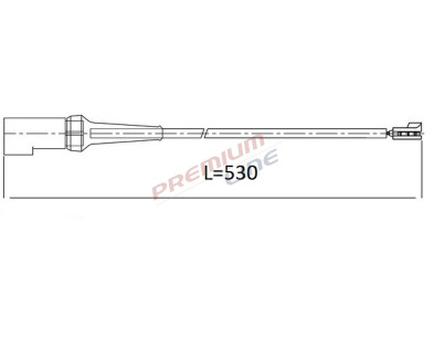 T24_SEGNALATORE DI USURA MM 530(1PZ)