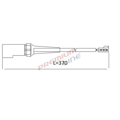 T24_SEGNALATORE DI USURA MM 370(1PZ)