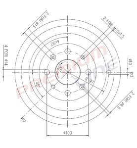 T24_TAMBURO FRENO POST  DIAM 203/2