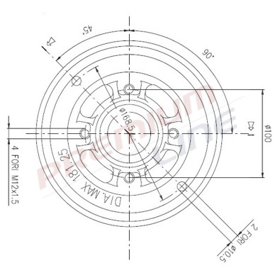 T24_TAMBURO FRENO POST DIAM 180