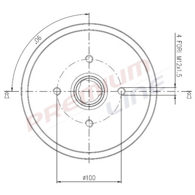 T24_TAMBURO FRENO POST DIAM 180