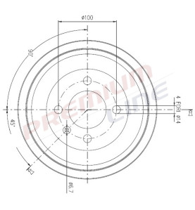 T24_TAMBURO FRENO POST  DIAM 200