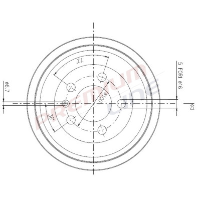 T24_TAMBURO FRENO POST DIAM 200