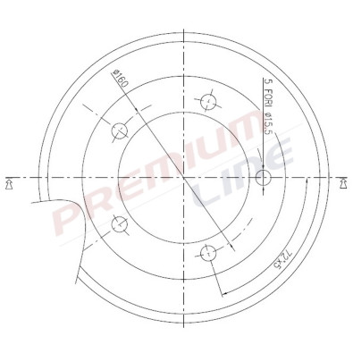 T24_TAMBURO FRENO POST DIAM 254