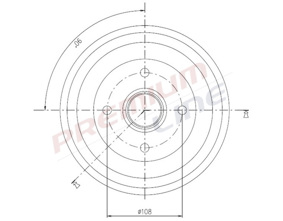 T24_TAMBURO FRENO POST  DIAM 203