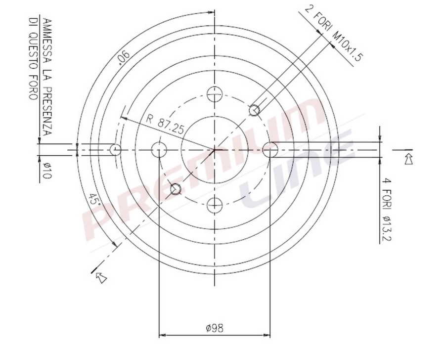 T24_TAMBURO FRENO POST DIA 185/5