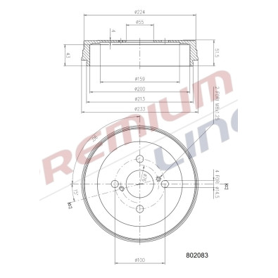 T24_TAMBURO FRENO POST  DIAM 200