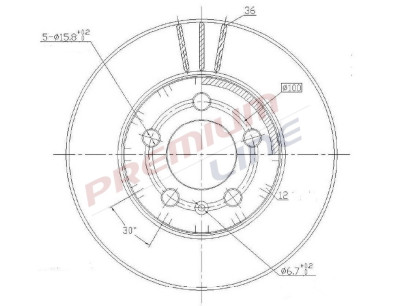 T24_COPPIA DISCHI FRENO DIAM 256 VENTILATO