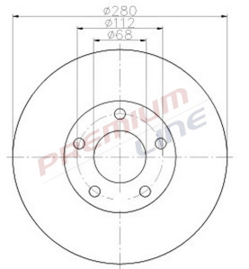 T24_COPPIA DISCHI FRENO DIAM 280 VENTILATO