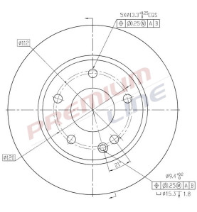 T24_COPPIA DISCHI FRENO DIAM 260 PIENO