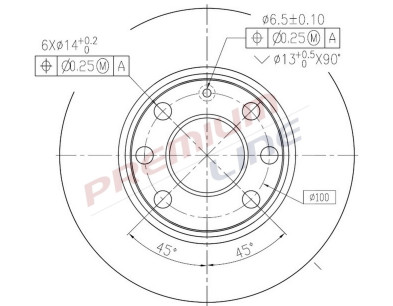 T24_COPPIA DISCHI FRENO DIAM 236 PIENO