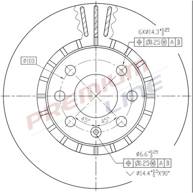 T24_COPPIA DISCHI FRENO DIAM 256 VENTILATO