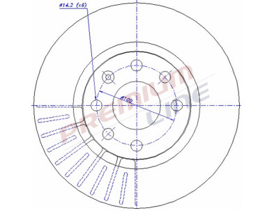T24_COPPIA DISCHI FRENO DIAM 255/5 VENTILATO