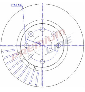 T24_COPPIA DISCHI FRENO DIAM 255/5 VENTILATO