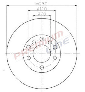 T24_COPPIA DISCHI FRENO DIAM 280 VENTILATO
