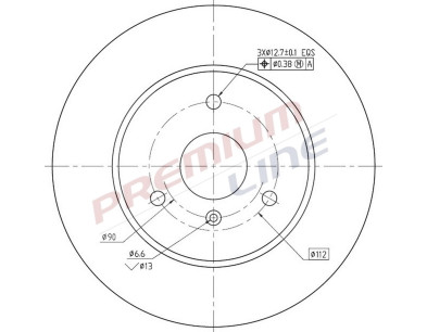 T24_COPPIA DISCHI FRENO DIAM 280 PIENO