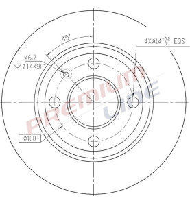 T24_COPPIA DISCHI FRENO DIAM 236 PIENO