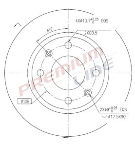 T24_COPPIA DISCHI FRENO DIAM  247 PIENO