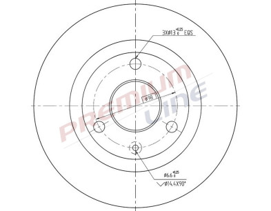 T24_COPPIA DISCHI FRENO DIAM 238 PIENO
