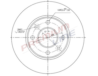 T24_COPPIA DISCHI FRENO DIAM 238 PIENO