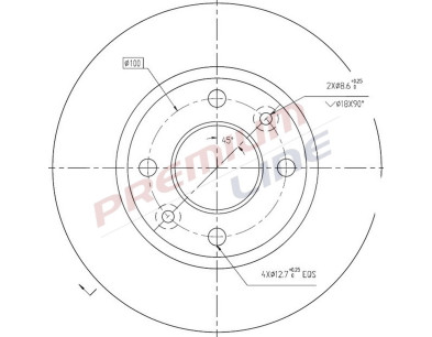 T24_COPPIA DISCHI FRENO DIAM 238 PIENO