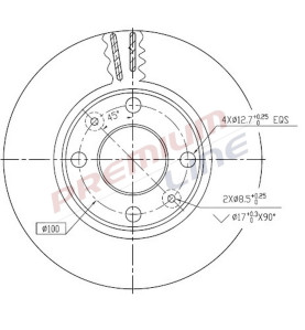 T24_COPPIA DISCHI FRENO DIAM 238 VENTILATO