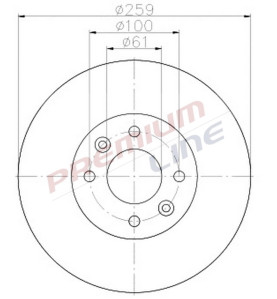T24_COPPIA DISCHI FRENO DIAM 259 VENTILATO