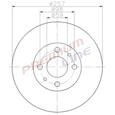 T24_COPPIA DISCHI FRENO DIAM 257 PIENO
