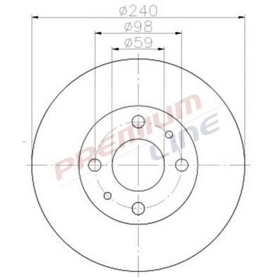 T24_COPPIA DISCHI FRENO DIAM 240 PIENO