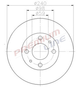 T24_COPPIA DISCHI FRENO DIAM 240 PIENO