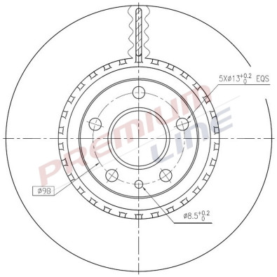 T24_COPPIA DISCHI FRENO DIAM 284 VENTILATO