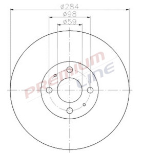 T24_COPPIA DISCHI FRENO DIAM 284 VENTILATO