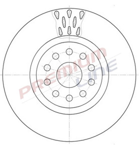 T24_COPPIA DISCHI FRENO DIAM 309/5 VENTILATO
