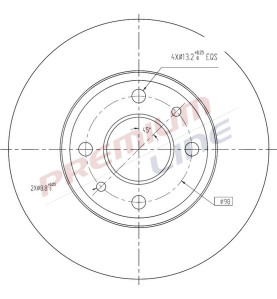 T24_COPPIA DISCHI FRENO DIAM 240 PIENO