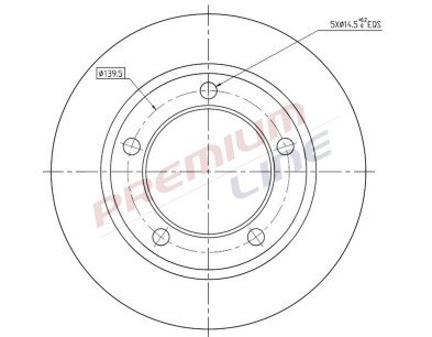 T24_COPPIA DISCHI FRENO DIAM 271/5 PIENO