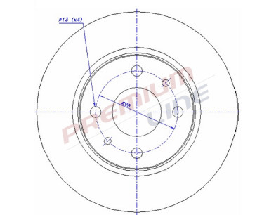 T24_COPPIA DISCHI FRENO DIAM 238/5 PIENO