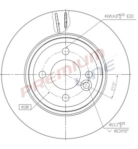 T24_COPPIA DISCHI FRENO DIAM 276 VENTILATO