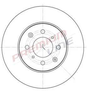 T24_COPPIA DISCHI FRENO DIAM 261/5 PIENO