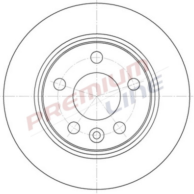 T24_COPPIA DISCHI FRENO DIAM 267/5 PIENO